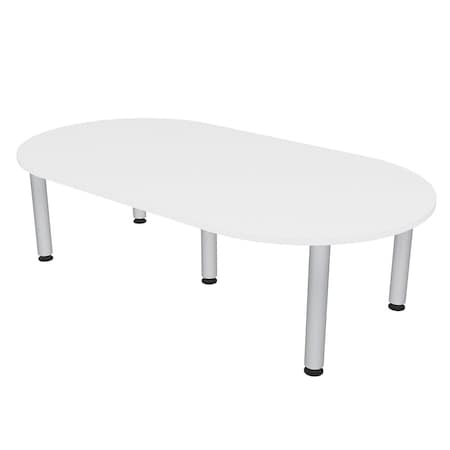 Skutchi Designs 45.25 in W, 84 in L, 29 in H, Engineered Wood Top, White HAR-RAC-46X84-PT-09